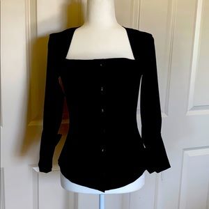 Zara black blouse